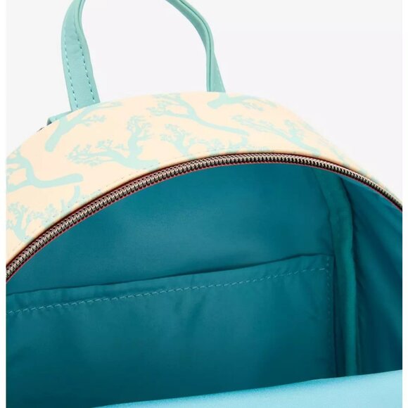 Loungefly Disney Snow White Mini Backpack Forest Animals Scene Bag New
